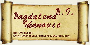Magdalena Ikanović vizit kartica